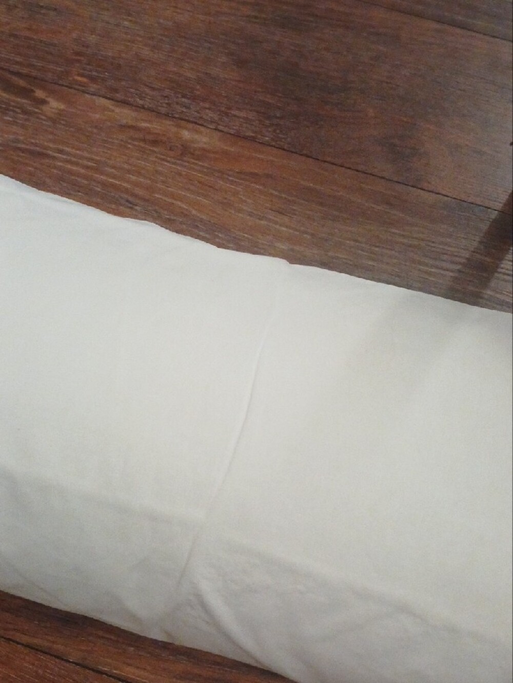 White Cylindrical Bolster Pillow - Picture 7 of 8